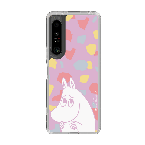 スリムプロテクションケース［ MOOMIN - Fearful face - color ］