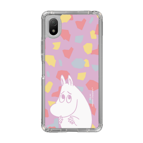 スリムプロテクションケース［ MOOMIN - Fearful face - color ］