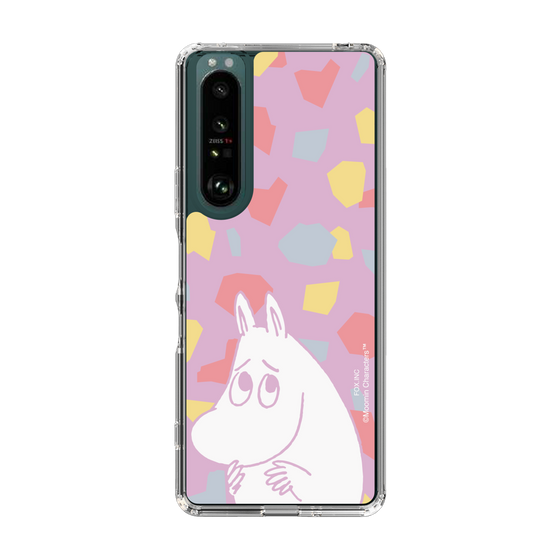 スリムプロテクションケース［ MOOMIN - Fearful face - color ］