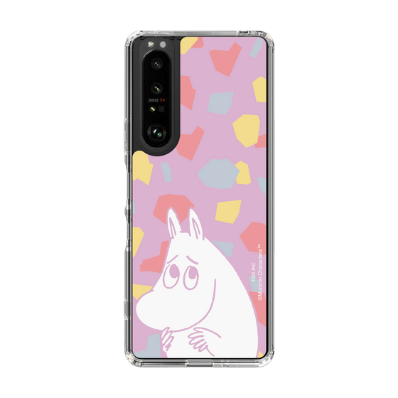 スリムプロテクションケース［ MOOMIN - Fearful face - color ］