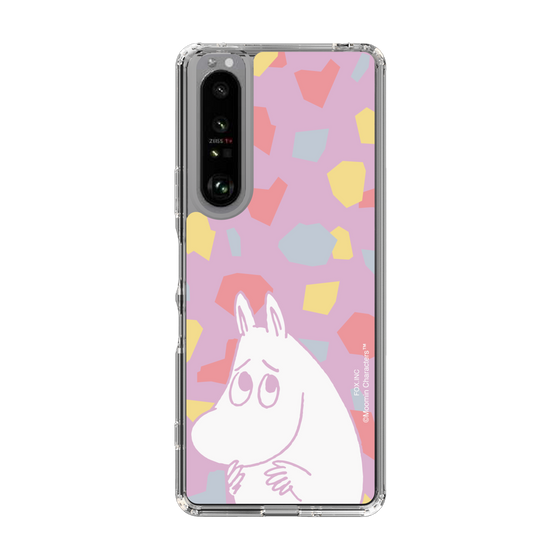 スリムプロテクションケース［ MOOMIN - Fearful face - color ］