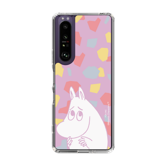 スリムプロテクションケース［ MOOMIN - Fearful face - color ］