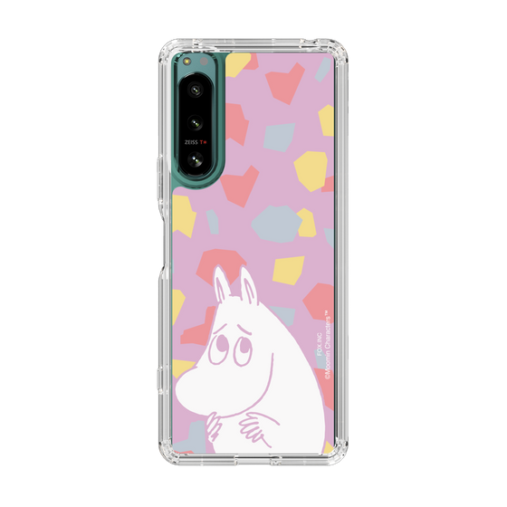 スリムプロテクションケース［ MOOMIN - Fearful face - color ］