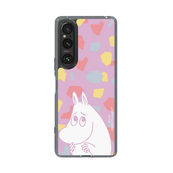 スリムプロテクションケース［ MOOMIN - Fearful face - color ］