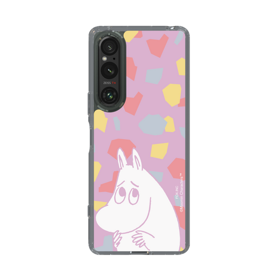スリムプロテクションケース［ MOOMIN - Fearful face - color ］