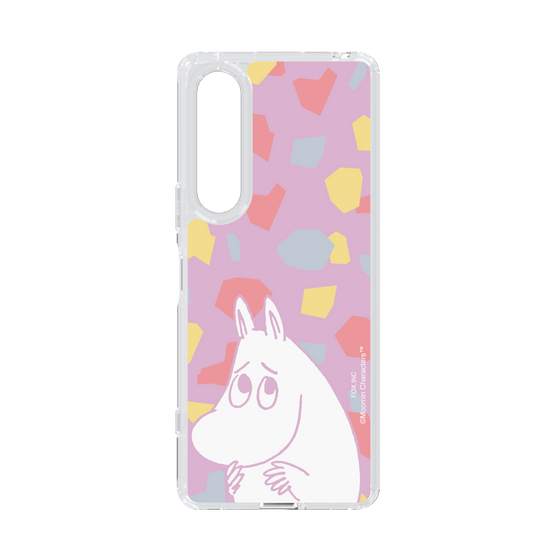 スリムプロテクションケース［ MOOMIN - Fearful face - color ］