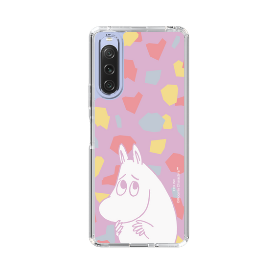 スリムプロテクションケース［ MOOMIN - Fearful face - color ］