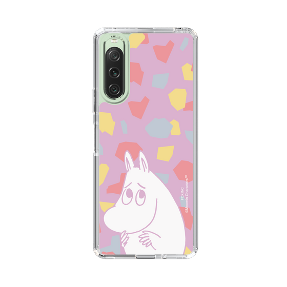 スリムプロテクションケース［ MOOMIN - Fearful face - color ］