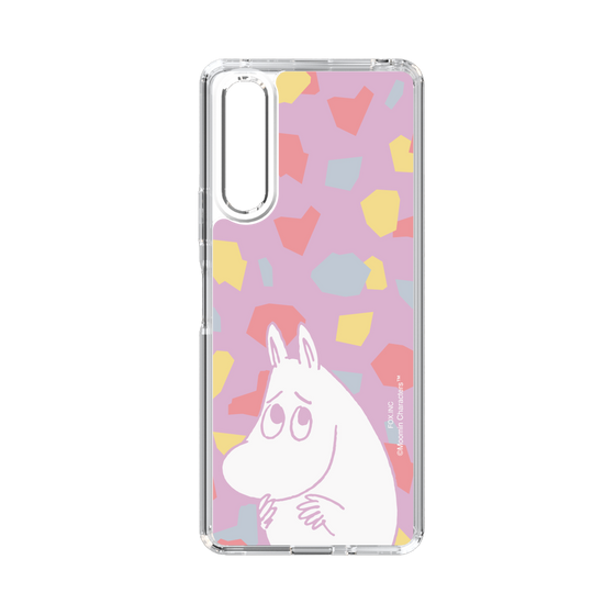 スリムプロテクションケース［ MOOMIN - Fearful face - color ］