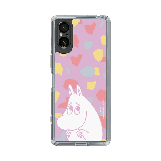 スリムプロテクションケース［ MOOMIN - Fearful face - color ］