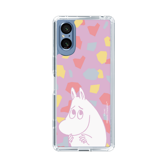 スリムプロテクションケース［ MOOMIN - Fearful face - color ］