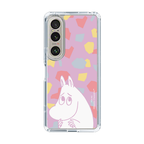 スリムプロテクションケース［ MOOMIN - Fearful face - color ］