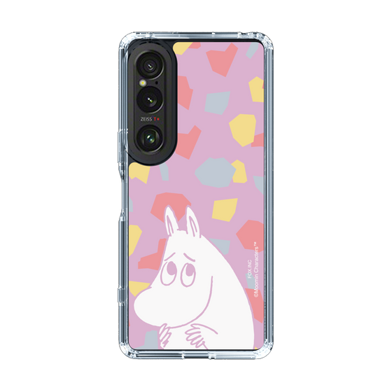 スリムプロテクションケース［ MOOMIN - Fearful face - color ］