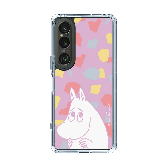 スリムプロテクションケース［ MOOMIN - Fearful face - color ］