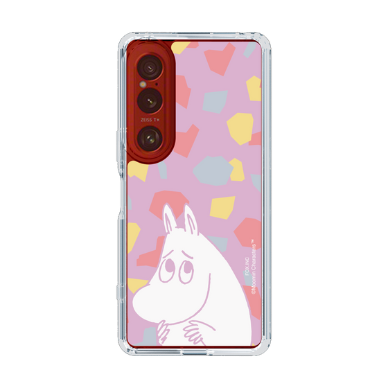 スリムプロテクションケース［ MOOMIN - Fearful face - color ］