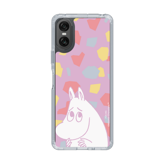 スリムプロテクションケース［ MOOMIN - Fearful face - color ］