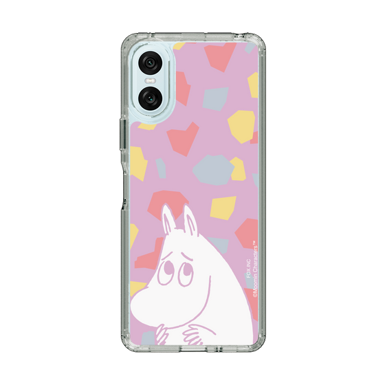 スリムプロテクションケース［ MOOMIN - Fearful face - color ］
