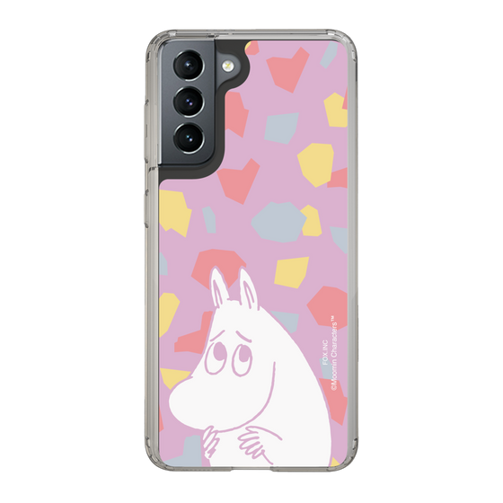 スリムプロテクションケース［ MOOMIN - Fearful face - color ］