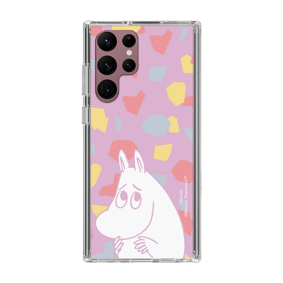 スリムプロテクションケース［ MOOMIN - Fearful face - color ］