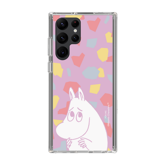 スリムプロテクションケース［ MOOMIN - Fearful face - color ］