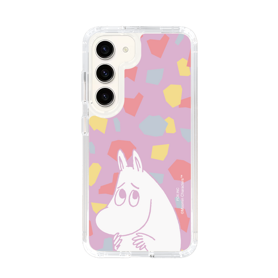 スリムプロテクションケース［ MOOMIN - Fearful face - color ］