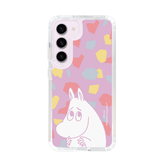 スリムプロテクションケース［ MOOMIN - Fearful face - color ］