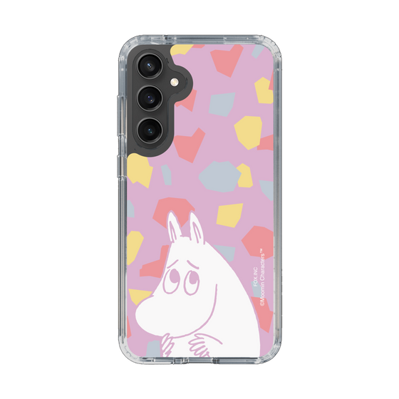 スリムプロテクションケース［ MOOMIN - Fearful face - color ］