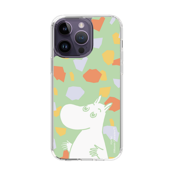 スリムプロテクションケース［ MOOMIN - Sparkling face - color ］