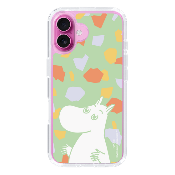 スリムプロテクションケース［ MOOMIN - Sparkling face - color ］