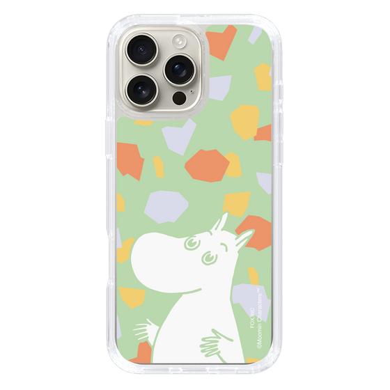 スリムプロテクションケース［ MOOMIN - Sparkling face - color ］