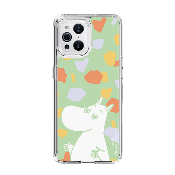 スリムプロテクションケース［ MOOMIN - Sparkling face - color ］
