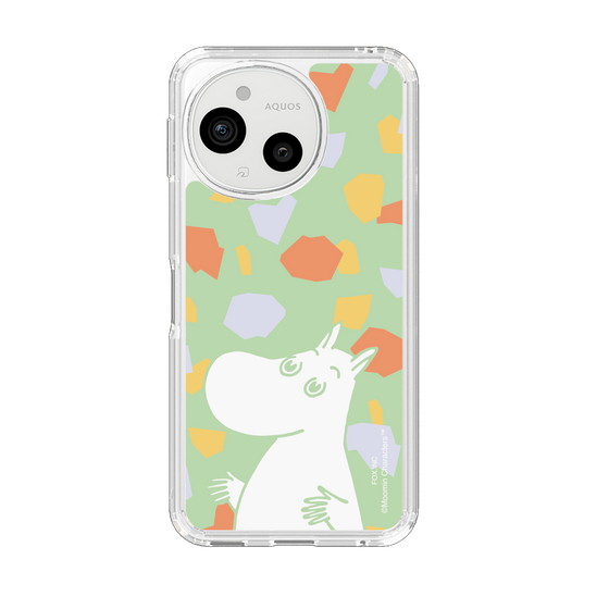 スリムプロテクションケース［ MOOMIN - Sparkling face - color ］