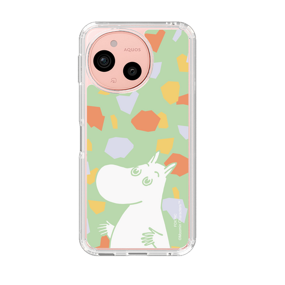 スリムプロテクションケース［ MOOMIN - Sparkling face - color ］