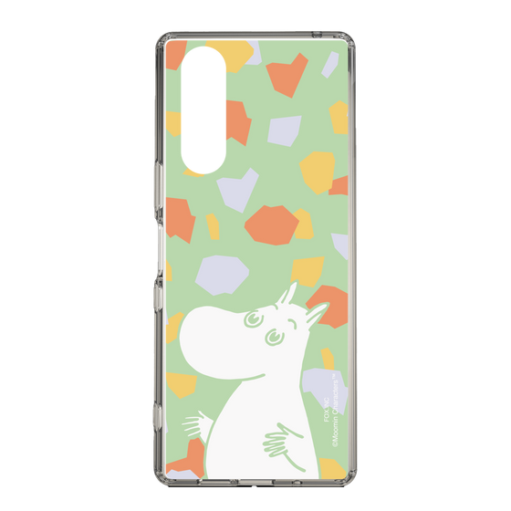 スリムプロテクションケース［ MOOMIN - Sparkling face - color ］