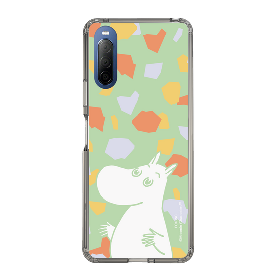 スリムプロテクションケース［ MOOMIN - Sparkling face - color ］