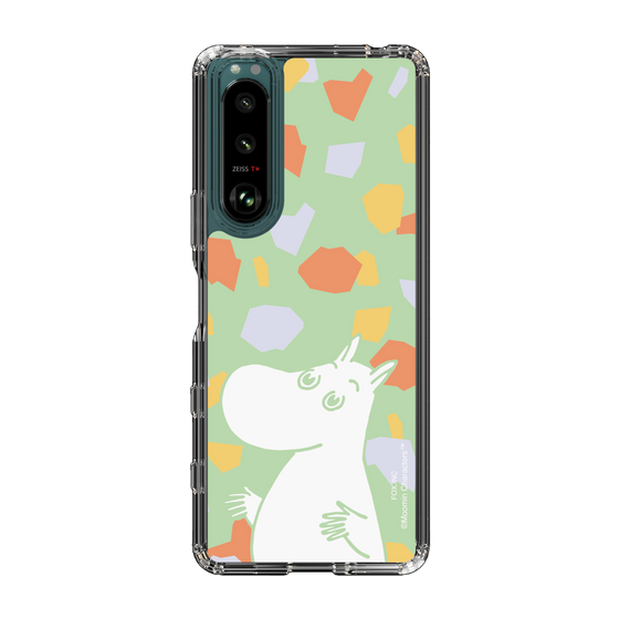 スリムプロテクションケース［ MOOMIN - Sparkling face - color ］