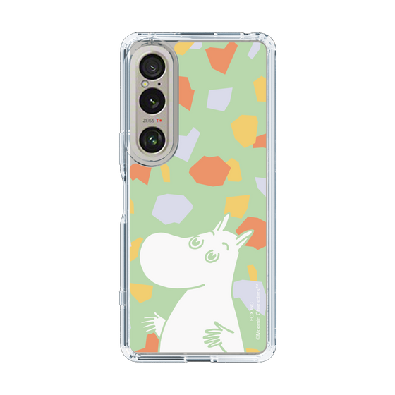 スリムプロテクションケース［ MOOMIN - Sparkling face - color ］