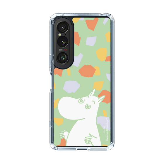 スリムプロテクションケース［ MOOMIN - Sparkling face - color ］