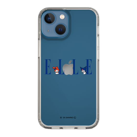 スリムプロテクションケース［ ELLE×マイメロディ＆クロミ - ロゴ ］