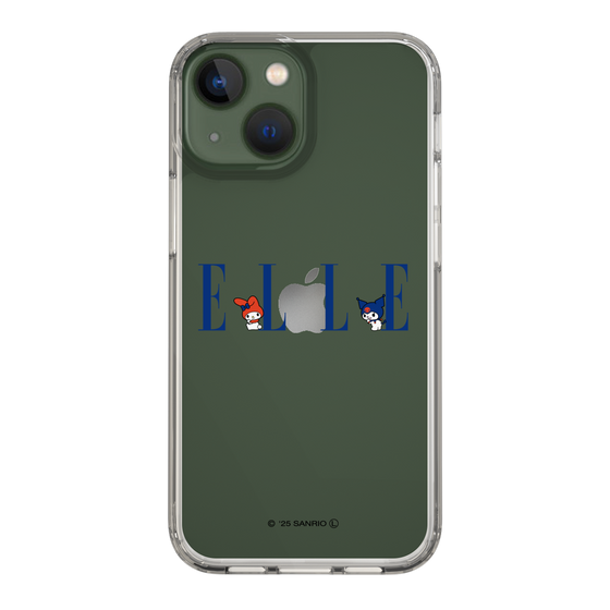 スリムプロテクションケース［ ELLE×マイメロディ＆クロミ - ロゴ ］