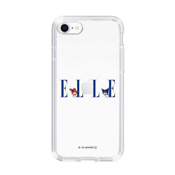 スリムプロテクションケース［ ELLE×マイメロディ＆クロミ - ロゴ ］