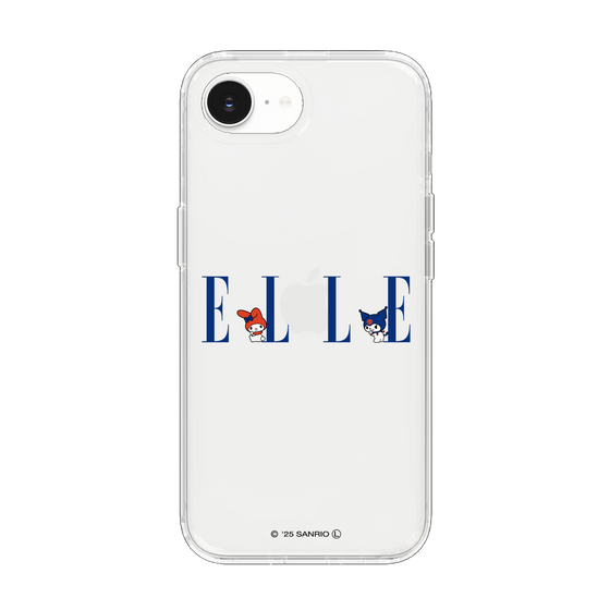 スリムプロテクションケース［ ELLE×マイメロディ＆クロミ - ロゴ ］