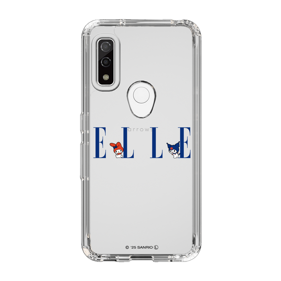 スリムプロテクションケース［ ELLE×マイメロディ＆クロミ - ロゴ ］