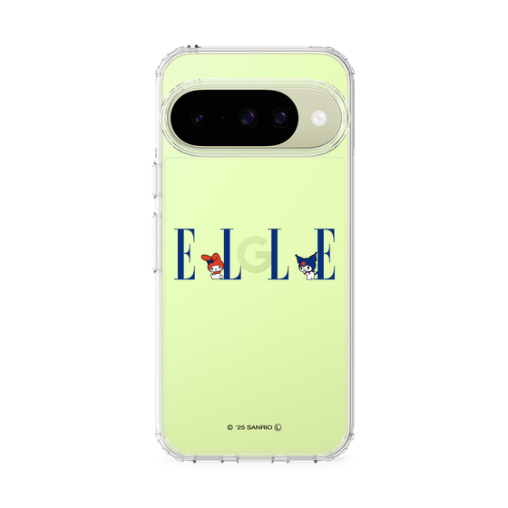 スリムプロテクションケース［ ELLE×マイメロディ＆クロミ - ロゴ ］