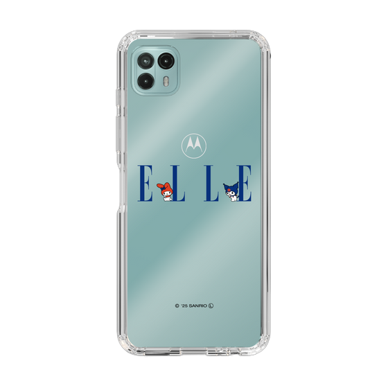 スリムプロテクションケース［ ELLE×マイメロディ＆クロミ - ロゴ ］