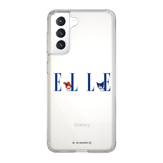スリムプロテクションケース［ ELLE×マイメロディ＆クロミ - ロゴ ］