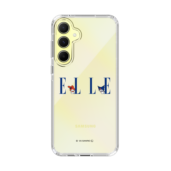 スリムプロテクションケース［ ELLE×マイメロディ＆クロミ - ロゴ ］