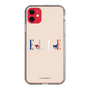 スリムプロテクションケース［ ELLE×マイメロディ＆クロミ - ロゴ - ベージュ ］