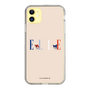 スリムプロテクションケース［ ELLE×マイメロディ＆クロミ - ロゴ - ベージュ ］