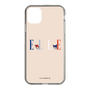 スリムプロテクションケース［ ELLE×マイメロディ＆クロミ - ロゴ - ベージュ ］